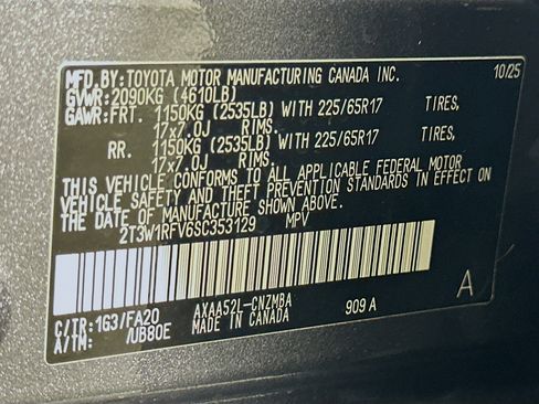 Used 2025 Toyota RAV4 XLE w/ Convenience Package image 12