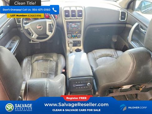 Used 2012 GMC Acadia SLT w/ LPO, 'HIT The Road' Package FWD image 11