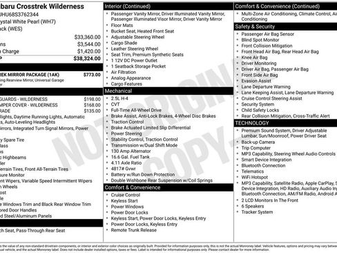 Used 2025 Subaru Crosstrek 2.5i Wilderness w/ Crosstrek Mirror Package image 30