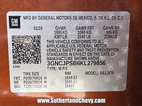 Used 2019 Chevrolet Trax LT w/ LT Convenience Package image 38