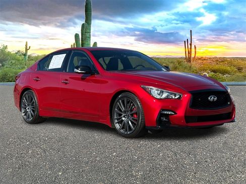 Used 2024 INFINITI Q50 Red Sport 400 image 2