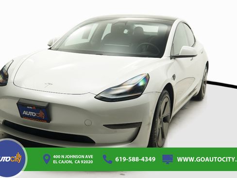 Used 2021 Tesla Model 3 Standard Range Plus RWD image 1