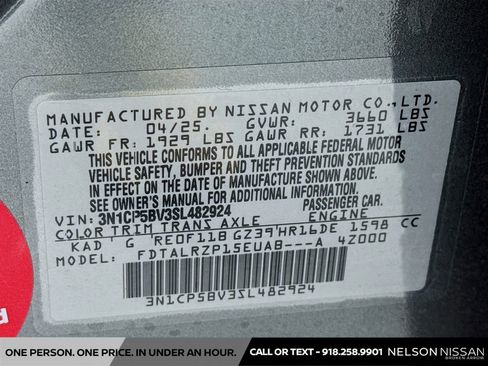 Certified 2025 Nissan Kicks Play S image 29