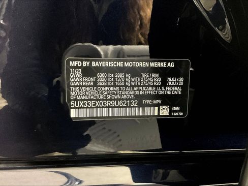Certified 2024 BMW X6 xDrive40i w/ M Sport Professional Package AWD/4WD image 38