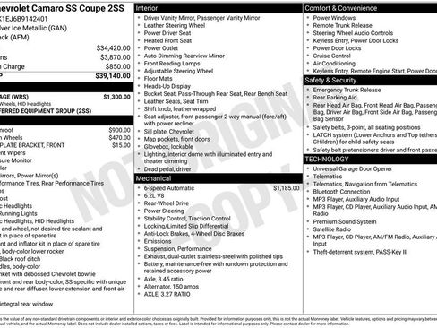 Used 2011 Chevrolet Camaro SS w/ RS Package RWD image 11