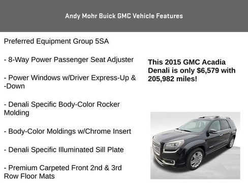 Used 2015 GMC Acadia Denali FWD image 12