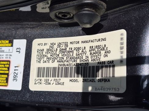 Used 2010 Toyota Corolla S w/ S EVP Pkg #3 FWD image 15