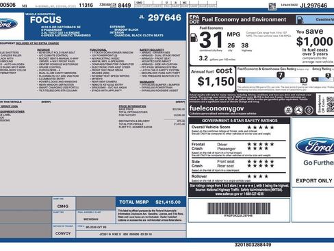 Used 2018 Ford Focus SE image 9