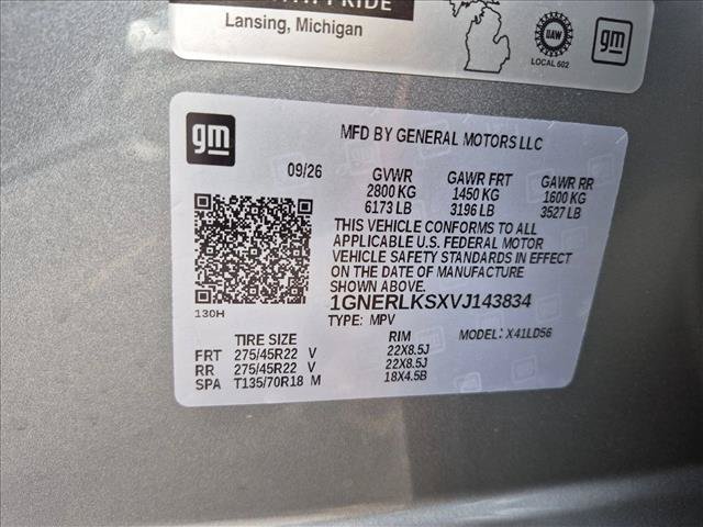 New 2027 Chevrolet Traverse RS FWD image 17