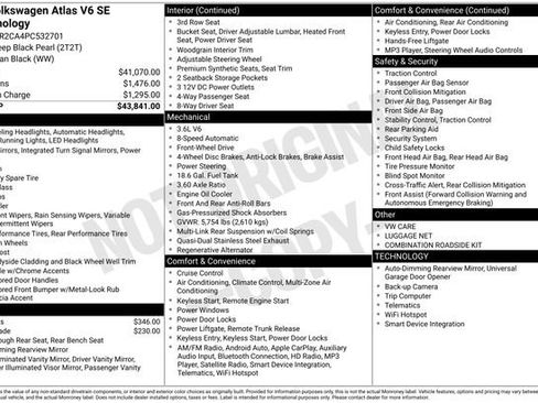 Used 2023 Volkswagen Atlas SE image 33