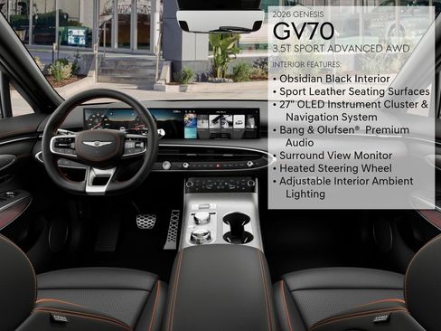 New 2026 Genesis GV70 3.5T Sport Advanced image 18