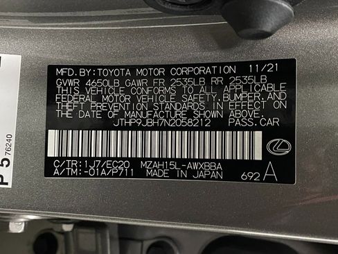 Certified 2022 Lexus UX 250h w/ Premium Package image 33