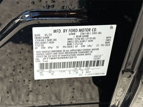 Certified 2022 Ford Maverick XLT w/ Equipment Group 300A Standard image 40