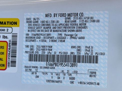 Used 2025 Ford Mustang GT w/ Mustang Nite Pony Package RWD image 26