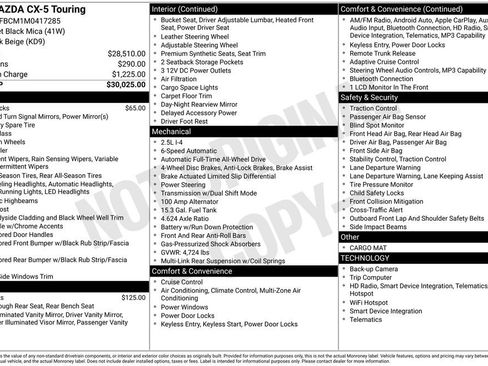 Used 2021 MAZDA CX-5 Touring image 35