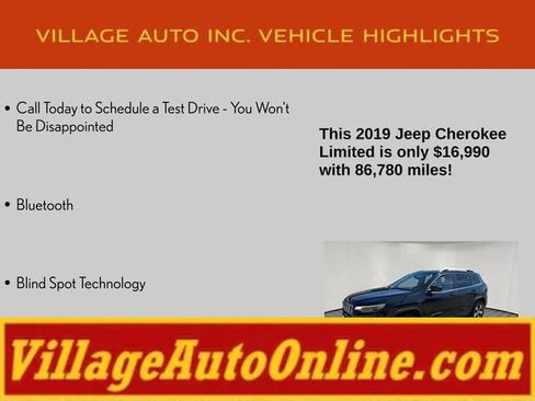 Used 2019 Jeep Cherokee Limited w/ Trailer Tow Group AWD/4WD image 16