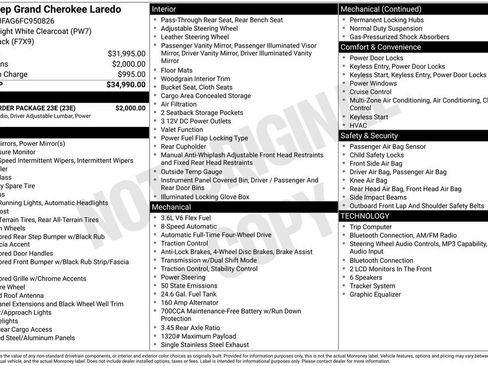 Used 2015 Jeep Grand Cherokee Laredo w/ Quick Order Package 23E AWD/4WD image 6