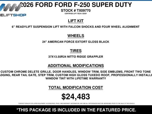 Used 2026 Ford F250 Platinum w/ Platinum Plus Package AWD/4WD image 2