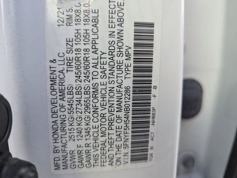 Used 2022 Honda Pilot EX-L image 32