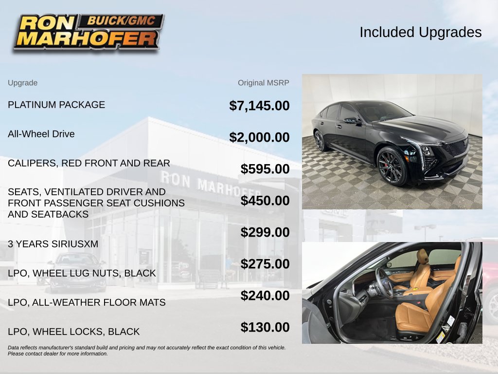 Used 2026 Cadillac CT5 V w/ Platinum Package AWD/4WD image 6