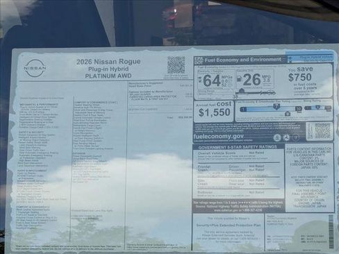New 2026 Nissan Rogue Platinum AWD/4WD image 17