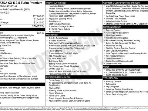 Used 2024 MAZDA CX-5 2.5 Turbo w/ Premium Package AWD/4WD image 3