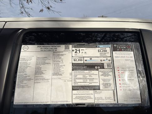 New 2026 Nissan Frontier SV w/ SV Convenience Package image 12