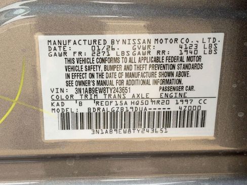 New 2026 Nissan Sentra SL w/ Floor Mat Package FWD image 21
