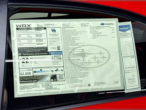 New 2026 Subaru WRX Limited AWD/4WD image 25