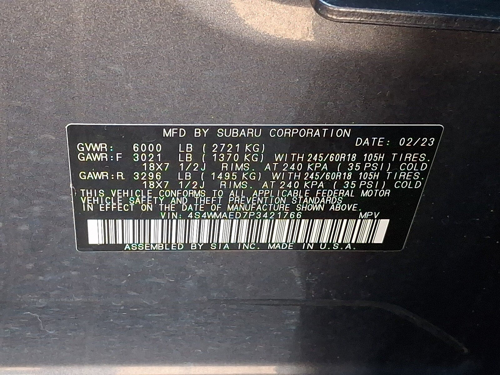 Used 2023 Subaru Ascent Premium w/ Convenience Package AWD/4WD image 27