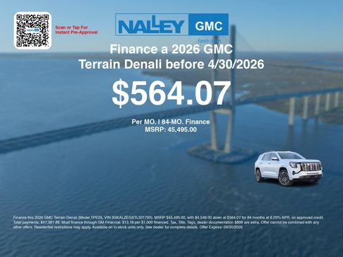 New 2026 GMC Terrain Denali AWD/4WD image 7