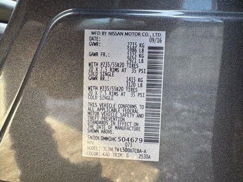 Used 2017 INFINITI QX60 AWD w/ Premium Plus Package image 11