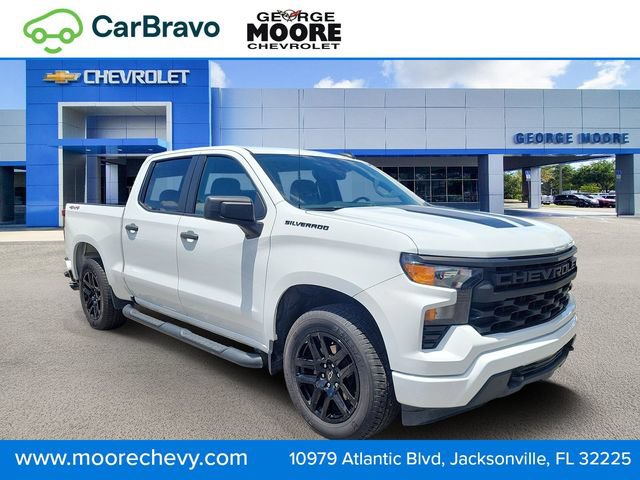 Certified 2023 Chevrolet Silverado 1500 Custom w/ Rally Edition AWD/4WD 360° Tour