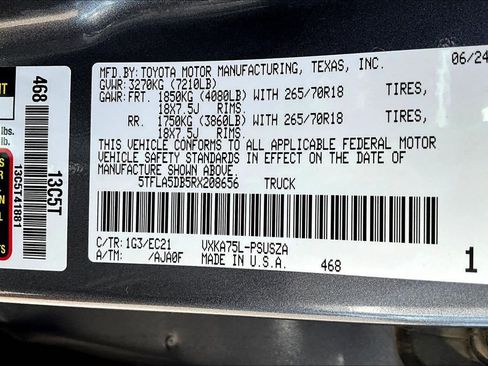 Used 2024 Toyota Tundra SR5 w/ SR5 Premium Package image 29