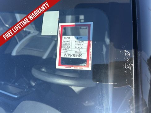 Certified 2025 Nissan Versa SV w/ Trunk Package FWD image 24