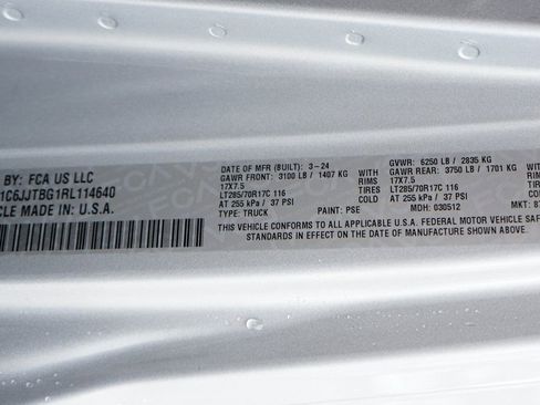 Used 2024 Jeep Gladiator Rubicon w/ Convenience Group image 51