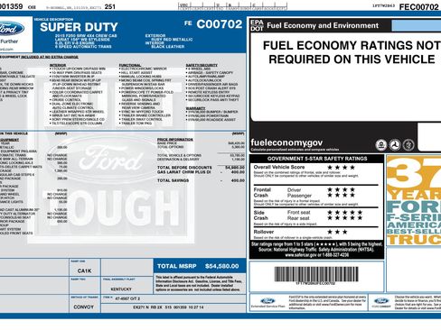 Used 2015 Ford F250 Lariat w/ Chrome Package AWD/4WD image 44