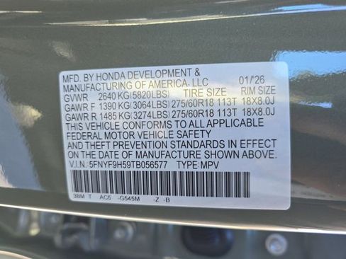 New 2026 Honda Passport TrailSport image 37