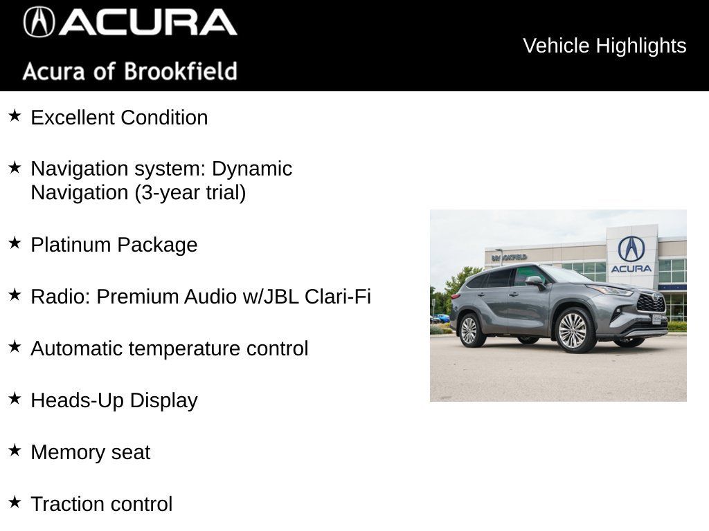 Used 2021 Toyota Highlander Platinum AWD/4WD image 4