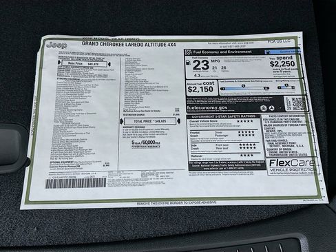 New 2026 Jeep Grand Cherokee Altitude AWD/4WD image 13