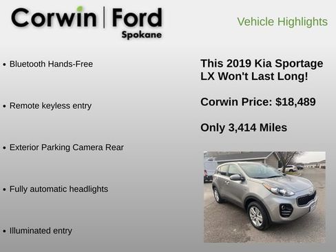 Used 2019 Kia Sportage LX image 6