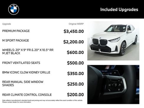 Used 2026 BMW X3 xDrive30i w/ Premium Package AWD/4WD image 4