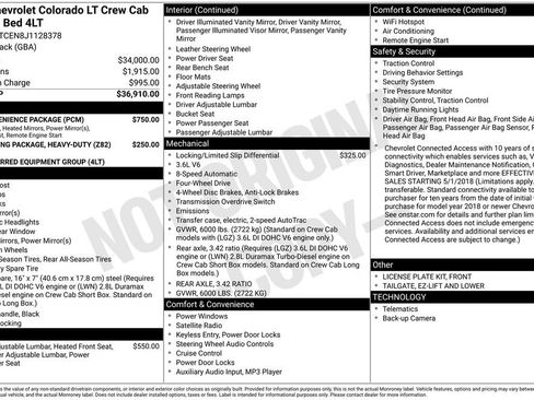 Used 2018 Chevrolet Colorado LT w/ LT Convenience Package image 4