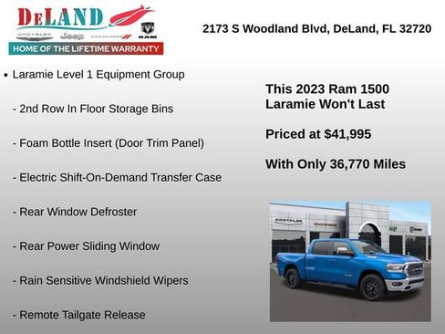Used 2023 RAM 1500 Laramie image 6