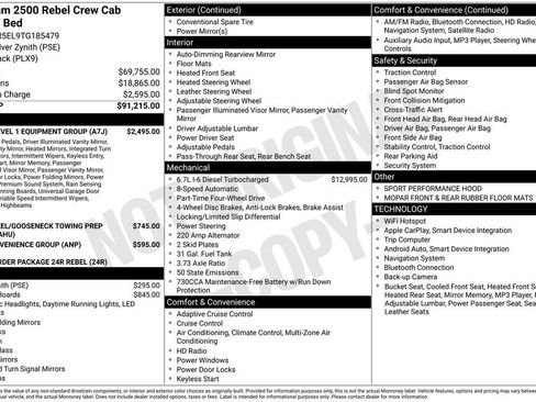New 2026 RAM 2500 Rebel w/ Rebel Level 1 Equipment Group image 15