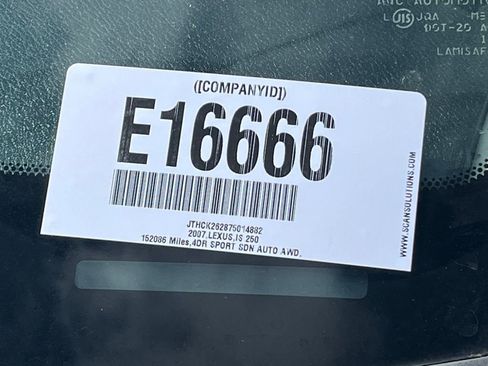 Used 2007 Lexus IS 250 AWD image 2