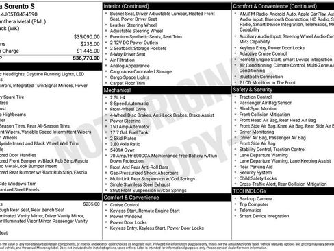New 2026 Kia Sorento S image 6
