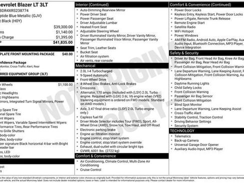 Used 2024 Chevrolet Blazer LT image 2