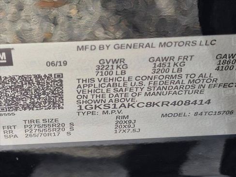 Used 2019 GMC Yukon SLE w/ SLE Value Package RWD image 24