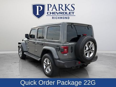 Used 2021 Jeep Wrangler Unlimited Sahara w/ Uconnect 4C Nav & Sound Group AWD/4WD image 6